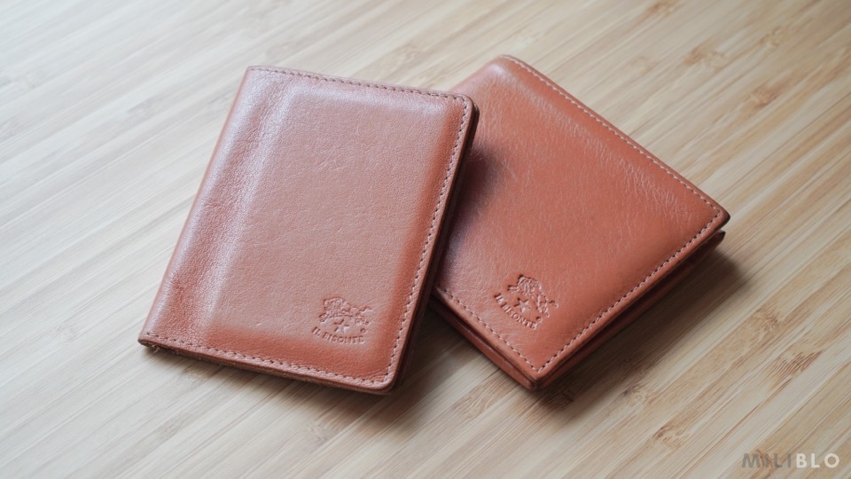 イルビゾンテの2つ折り財布とパスケース