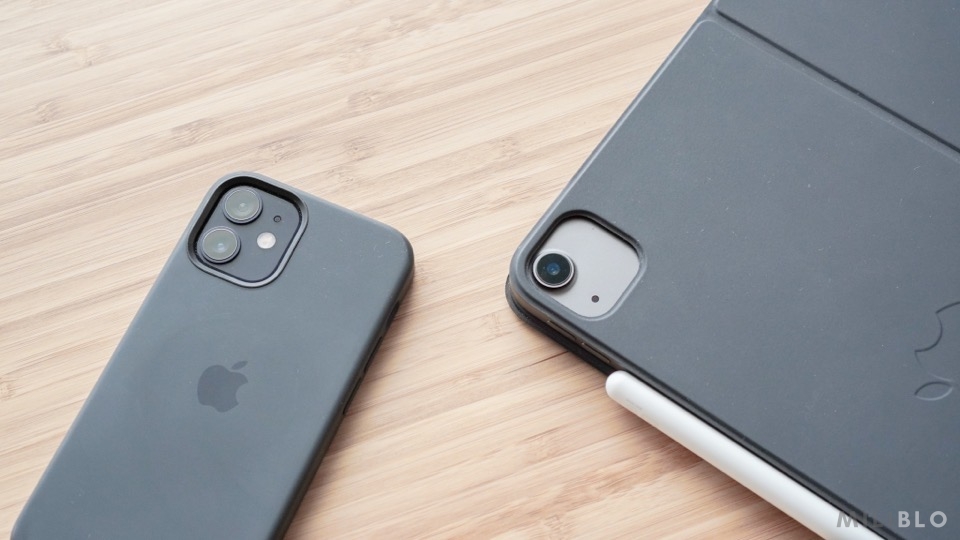 iPhone 12miniとiPad Air4